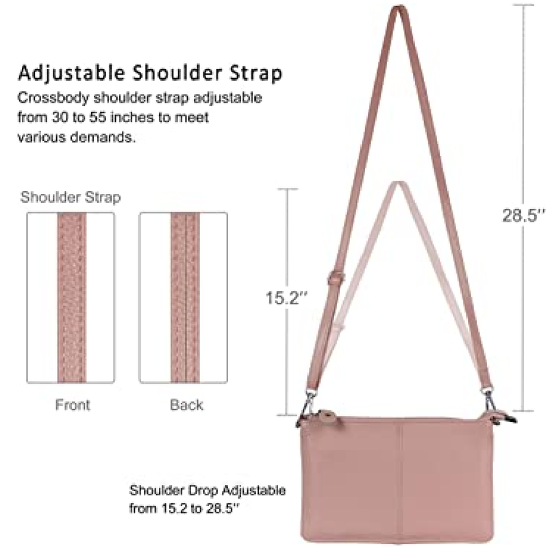 Amazing Song Top Handle Crossbody Bags for Women, Designer Leather Handbag  with Removable Strap Inner Purse, Shell Bag