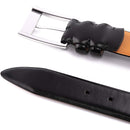 Belts for Men | Handmade Genuine Leather | 100% Cow Leather | Color 1233 Black