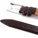 Belts for Men | Handmade Genuine Leather | 100% Cow Leather | Color 1233 Brown