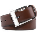 Belts for Men | Handmade Genuine Leather | 100% Cow Leather | Color 1233 Cognac
