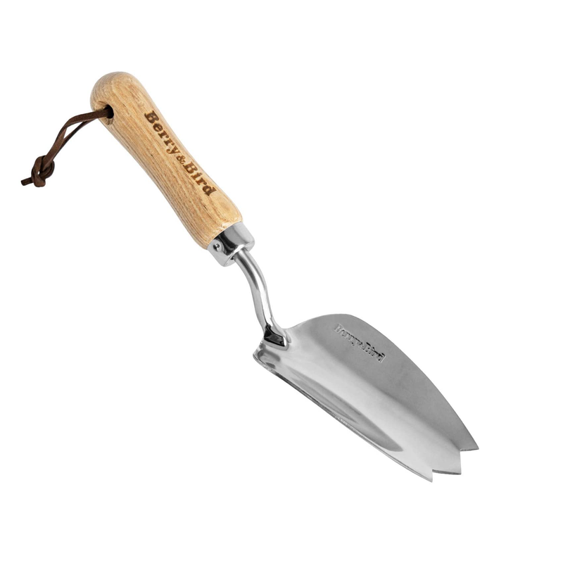 Berry&Bird Garden Hand Trowel | Heavy Duty Stainless Steel Small Flower Shovel