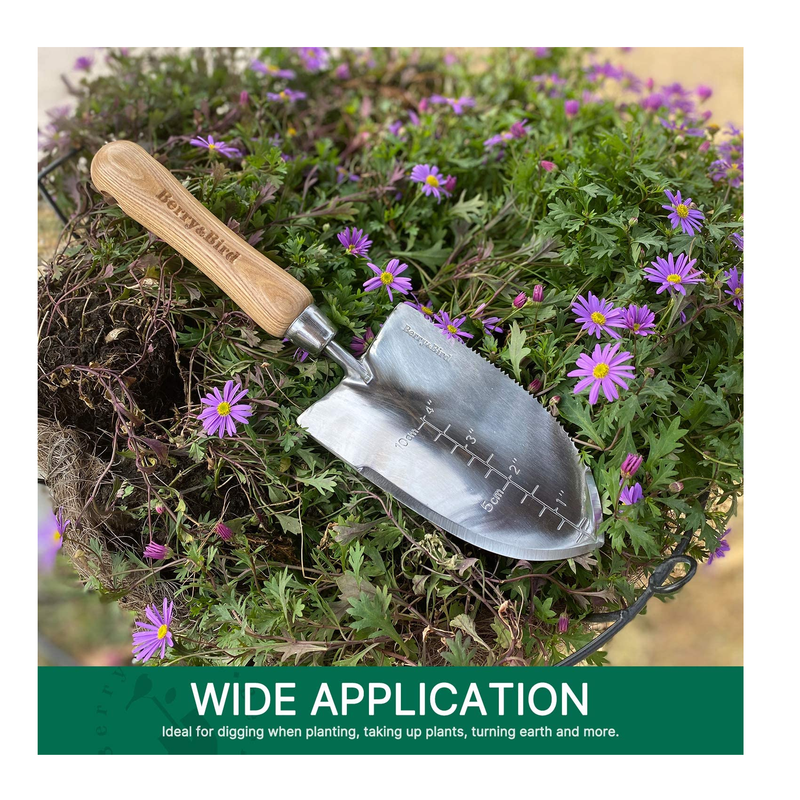 Berry&Bird Garden Serrated Planting Trowel