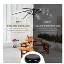 Best Choice Products 7.5ft Outdoor Solar Market  Umbrella for Deck Pool w/Tilt Crank LED Lights