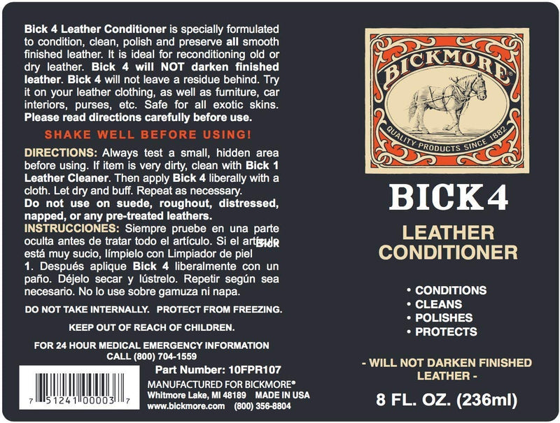 Bickmore Bick 4 Leather Conditioner