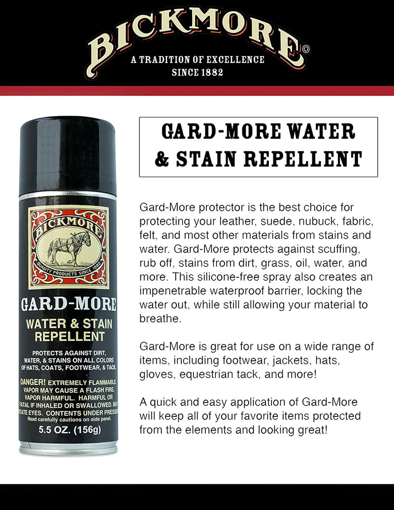 Bickmore Boot Care Kit - Bick 1 Bick 4 & Gard-More - Leather Lotion Cleaner Conditioner & Protector