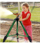 Biswing Impact Sprinkler Head On Tripod Base | Lawn Sprinkler