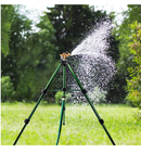 Biswing Impact Sprinkler Head On Tripod Base | Lawn Sprinkler