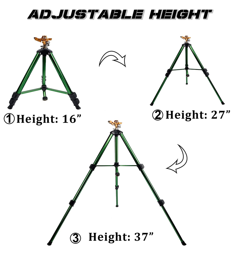 Biswing Impact Sprinkler Head On Tripod Base