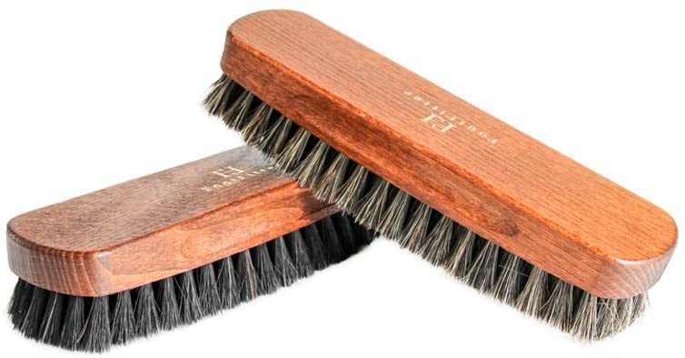 FootFitter Genuine Horsehair Shoe Shine Brush