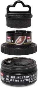 Moneysworth & Best Instant Shoe Shine Cream Kit with Dauber