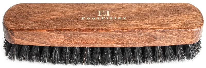 FootFitter Genuine Horsehair Shoe Shine Brush