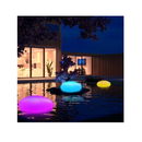 Blibly Solar Lights | for Garden Cobblestone Shaped Lamp Glowing Outdoor Decoration | White & RGB Lights | Waterproof Landscape Night Lights for Lawn/Patio/Pathway Color:White