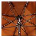 Blissun 9' Outdoor Aluminum Patio Umbrella Market Striped