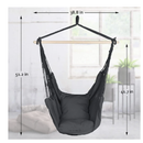 Blissun Hanging Hammock | Hanging Swing With Two Cushions