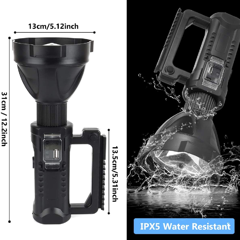 Brochure Rechargeable LED Spotlights 90000 High Lumens