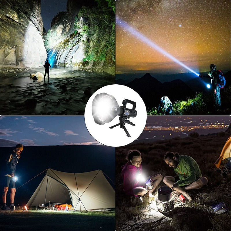 Brochure Rechargeable LED Spotlights 90000 High Lumens