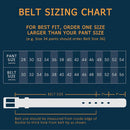 Buffway - Men's Belt Heavy Duty Italian Leather | Width 1.5" | Color Burgundy