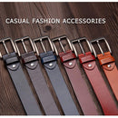 Buffway - Men's Belt Heavy Duty Italian Leather | Width 1.5" | Color Rio Red