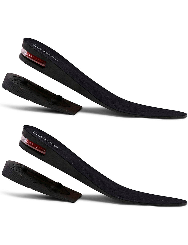 Burlingham’s Shoe Lifts for Men and Women Elevated Invisible Cushioned Heel Inserts | Arch Support Elevator Insoles