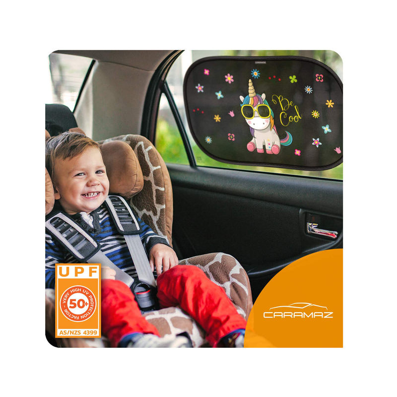 CARAMAZ Baby Car Window Sunshade | Unicorn