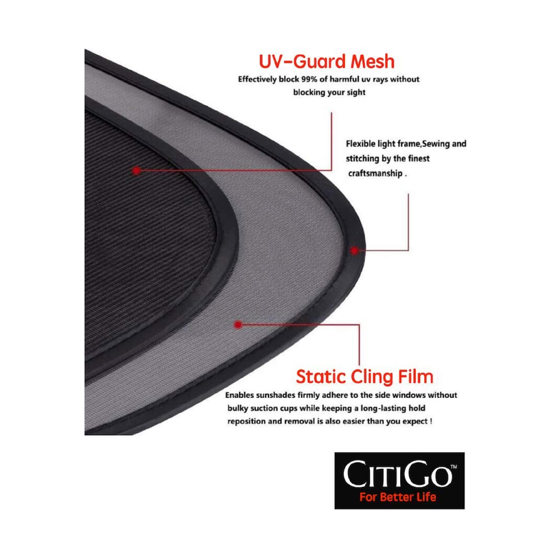 CITIGO Car Window Sunshade | Blocks UV Lighting