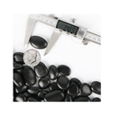 CJGQ Black Pebbles for Plants Bulk Bag Aquarium Gravel | Polished Decorative Stone