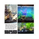 CJGQ Black Pebbles for Plants Bulk Bag Aquarium Gravel | Polished Decorative Stone