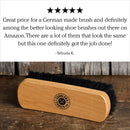 COBBLER'S CHOICE CO. |  Premium Shoe Brush - 100% Horsehair Shoe Brush 