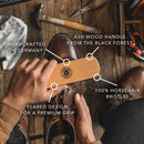 COBBLER'S CHOICE CO. |  Premium Shoe Brush - 100% Horsehair Shoe Brush 