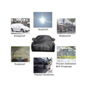 COLOR RAIN TIME Full Car Covers for Sedan All Weather Waterproof Heavy Duty