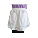 CRB Fashion Womens Retro Waist Apron with Pockets for Cooking Costume 2 PACK | Color White