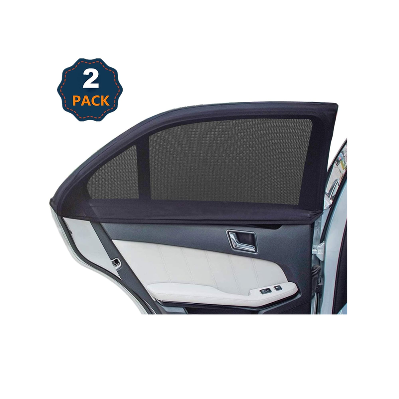 Car Window Sunshade Breathable Mesh Screen Stretch