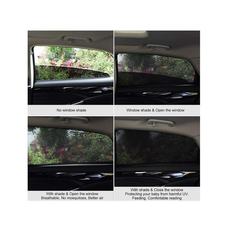 Car Window Sunshade For Baby | Elastic and Breathable Mesh