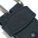 Carhartt Men's Signature Casual Belt | Black With Antique Nickel Finish