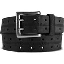 Carhartt Men's Signature Casual Belt | Black With Satin Nickel Finish