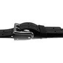 Carhartt Men's Signature Casual Belt | Black With Satin Nickel Finish
