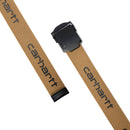Carhartt Men's Signature Casual Belt | Gold With Black Logo & Matte Gunmetal Finish