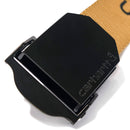 Carhartt Men's Signature Casual Belt | Gold With Black Logo & Matte Gunmetal Finish