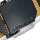 Carhartt Men's Signature Casual Belt | Gold With Black Logo & Matte Gunmetal Finish