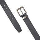 Carhartt Men's Signature Casual Belt | Jefferson Belt (Black With Nickel Roller Finish)