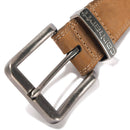 Carhartt Men's Signature Casual Belt | Jefferson Belt (Brown With Nickel Roller Finish)