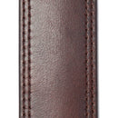 Carhartt Men's Signature Casual Belt | Leather Engraved Buckle Belt (Brown With Oeb Finish)