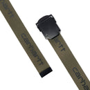 Carhartt Men's Signature Casual Belt | Nylon Webbing Ladder Lock Belt (Army Green)
