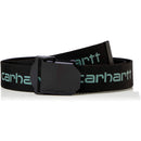 Carhartt Men's Signature Casual Belt | Nylon Webbing Ladder Lock Belt (Black)