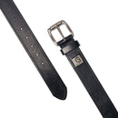 Carhartt Men's Signature Casual Belt | Roller Buckle Belt (Black)