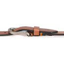 Carhartt Men's Signature Casual Belt | Saddle Leather Belt (Brown With Nickel Roller Finish)