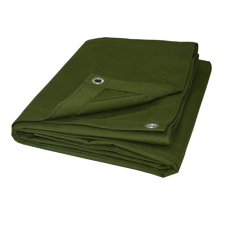 Cartman 6' x 8' Tarp with Rustproof Grommets 10 oz Heavy Duty Cover