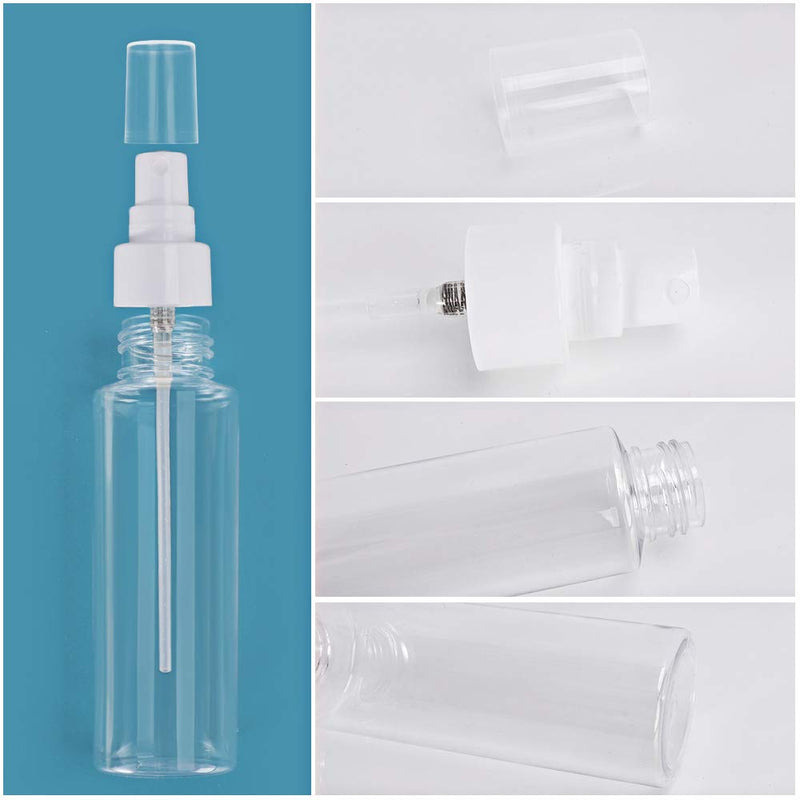 Cehomi 4Pcs Spray Bottles | Plastic Clear Small Travel Bottles
