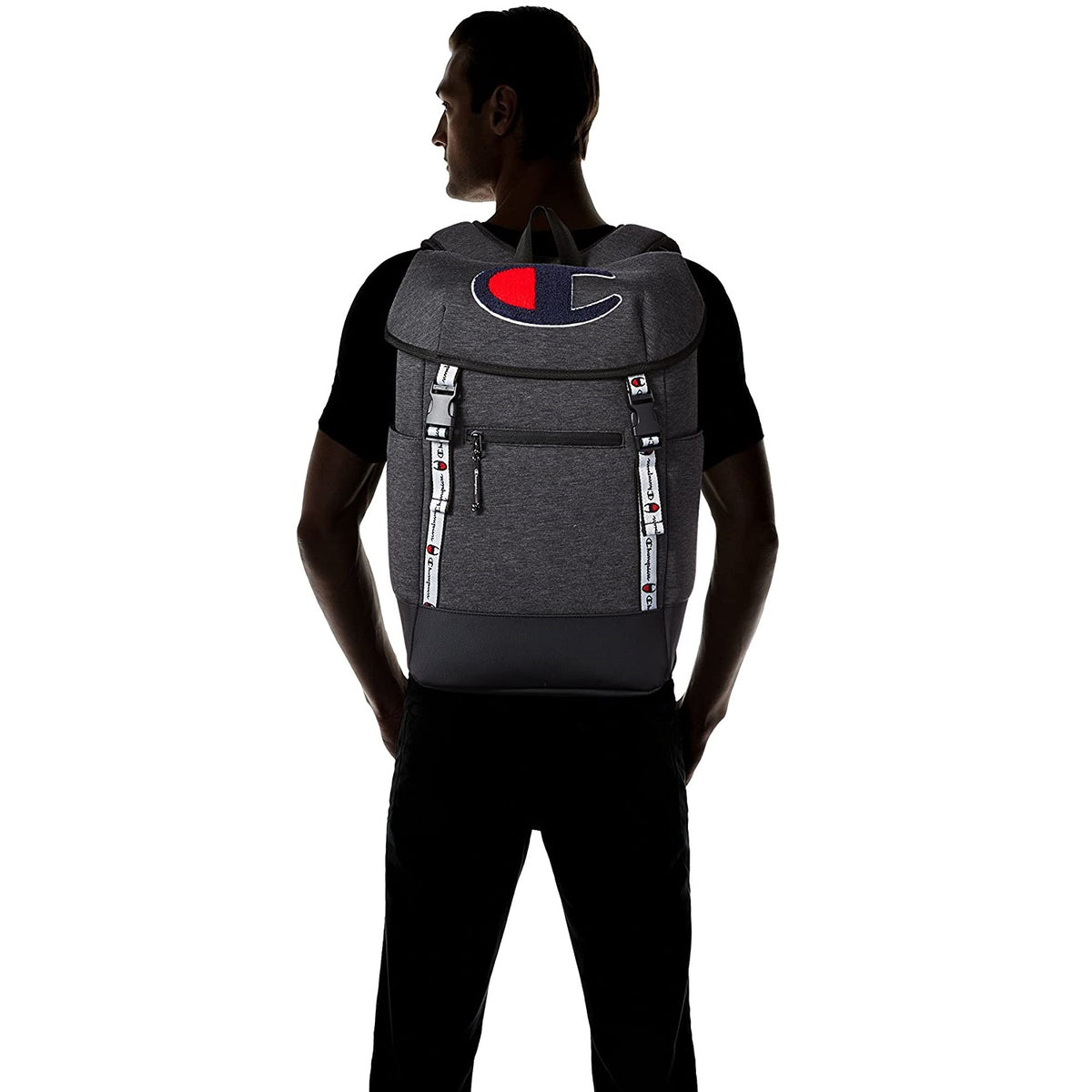 Champion Men s Top Load Backpack Dark Gray