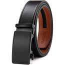 Chaoren Leather Ratchet Dress  Belt | with Automatic Slide |  01 Essential Ratchet Buckle W Genuine Leather